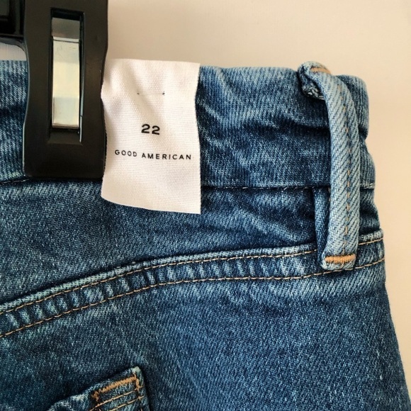 Good American Blue Straight Jeans 22 - Picture 11 of 16